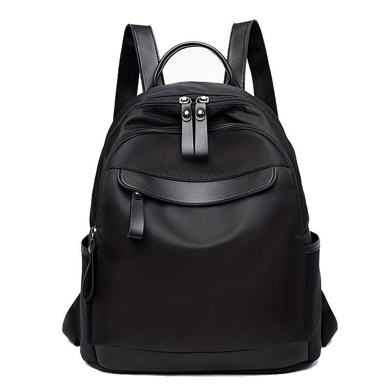 Textured Portable Shoulder Bag Nylon Lightweight Backpack