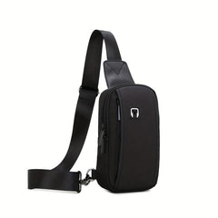 Men's Mini Chest Bag With Earphone Hole for Outdoor Sports
