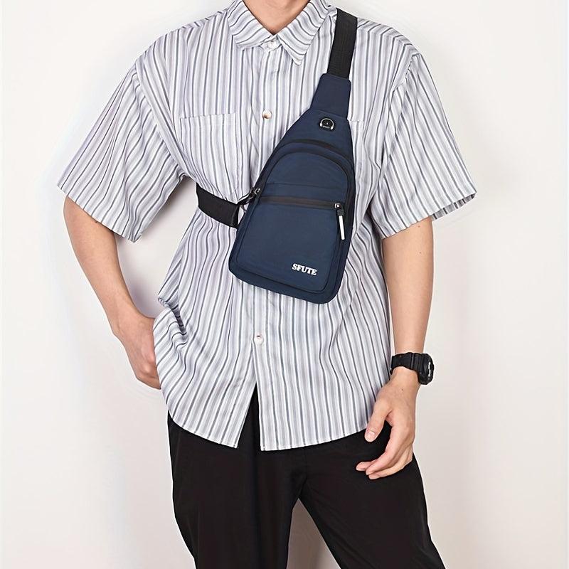 Men's Crossbody Bag Waterproof Shoulder Bag