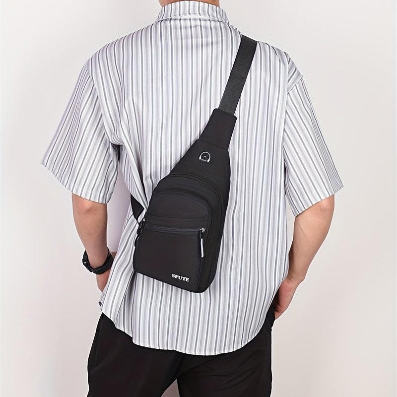 Men's Crossbody Bag Waterproof Shoulder Bag