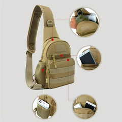 Military Camouflage Chest Bag Outdoor Sports Tactical Messenger Bag
