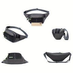 Men's Waterproof Sports Waist Bag Large Capacity Multifunctional Chest Bag