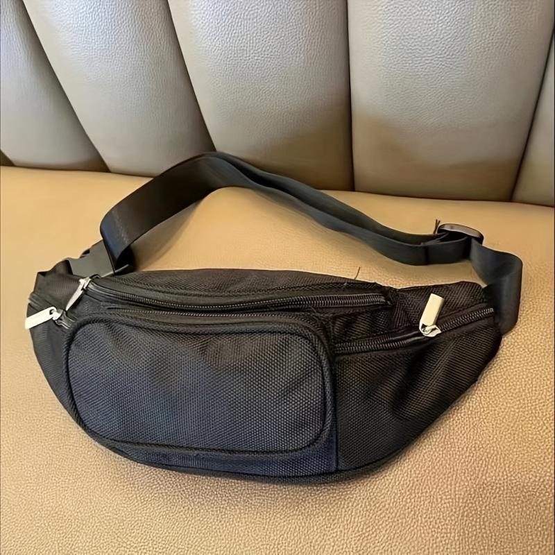 Men's Outdoor Waist Bag Large Capacity Crossbody Bag Lightweight Chest Bag