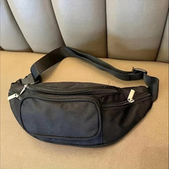 Men's Outdoor Waist Bag Large Capacity Crossbody Bag Lightweight Chest Bag