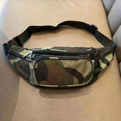 Men's Outdoor Waist Bag Large Capacity Crossbody Bag Lightweight Chest Bag