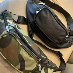 Men's Outdoor Waist Bag Large Capacity Crossbody Bag Lightweight Chest Bag
