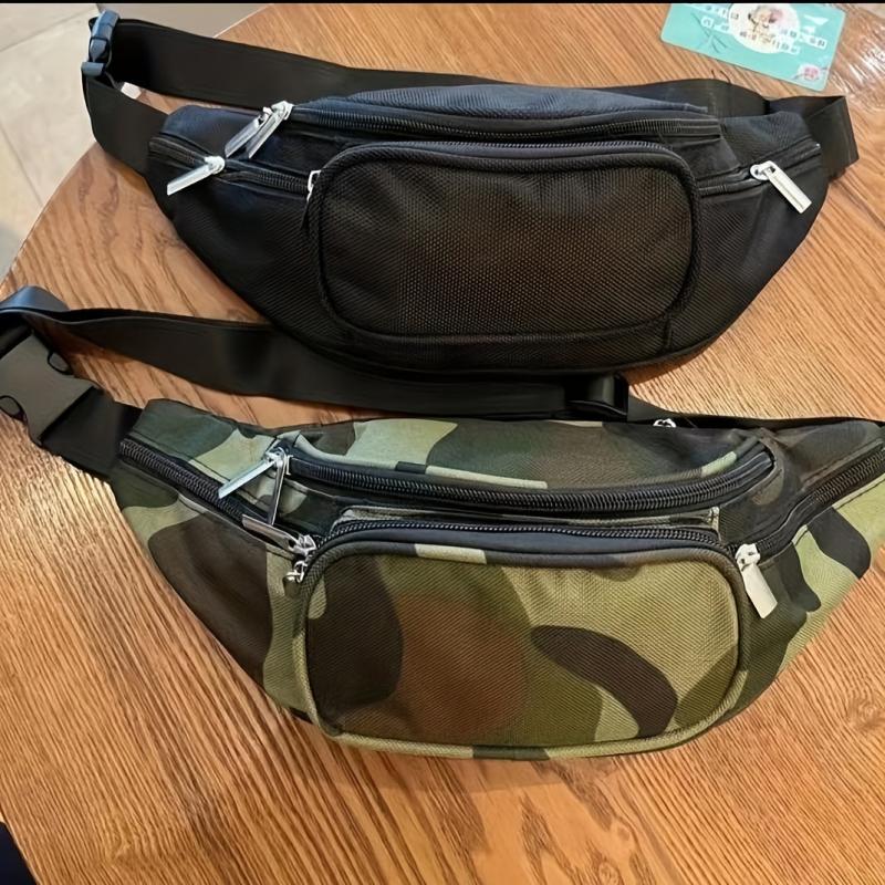 Men's Outdoor Waist Bag Large Capacity Crossbody Bag Lightweight Chest Bag