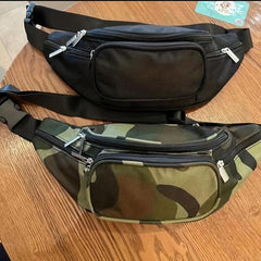 Men's Outdoor Waist Bag Large Capacity Crossbody Bag Lightweight Chest Bag