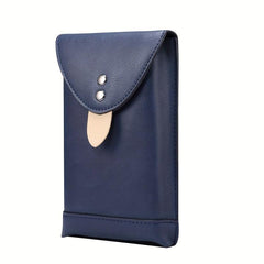 Vintage Men's PU Leather Phone Bag Sports Waist Bag