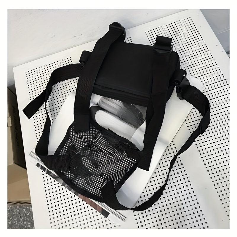 Men's Hip Hop Chest Rig Vest Bag for Travel Hiking