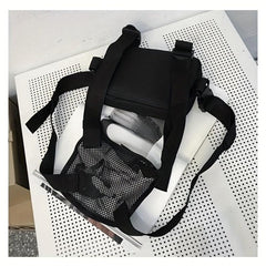 Men's Hip Hop Chest Rig Vest Bag for Travel Hiking