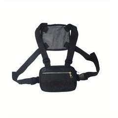 Men's Hip Hop Chest Rig Vest Bag for Travel Hiking