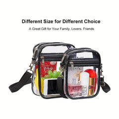 Transparent Casual Crossbody Bag Portable Waterproof Beach Bag