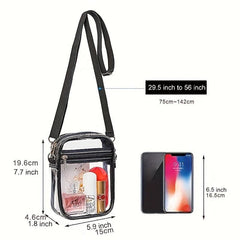 Transparent Casual Crossbody Bag Portable Waterproof Beach Bag