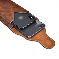 Hook Belt Clip Waist Bag PU Leather Mobile Phone Bag