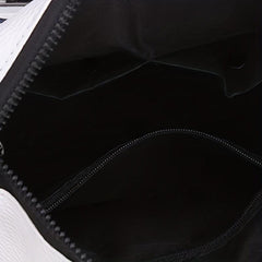 Large Capacity Casual Backpack with Detachable Strap and Bear Pendant