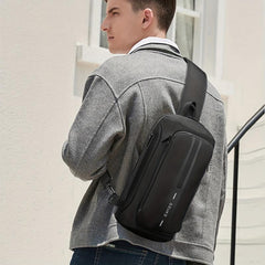 OZUKO Men's Anti-theft Messenger Bag Waterproof Chest Bag