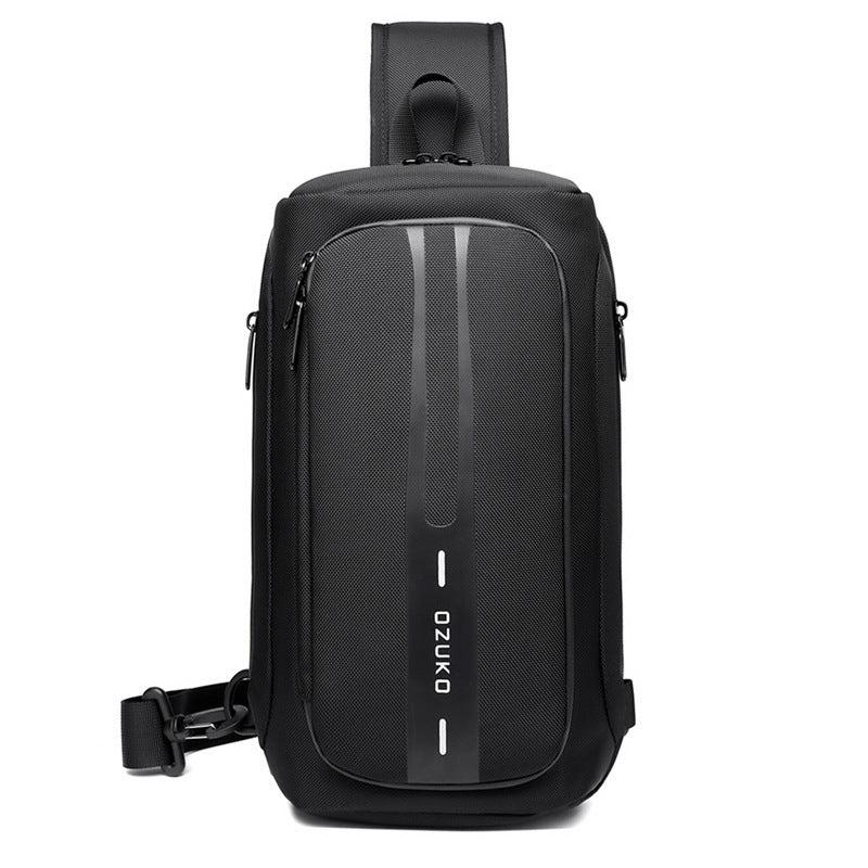 OZUKO Men's Anti-theft Messenger Bag Waterproof Chest Bag
