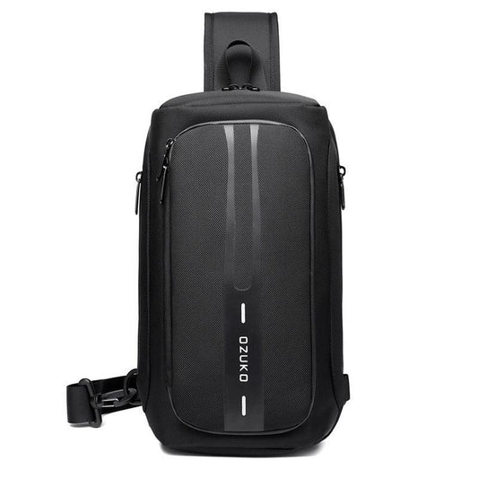OZUKO Men's Anti-theft Messenger Bag Waterproof Chest Bag