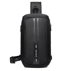 OZUKO Men's Anti-theft Messenger Bag Waterproof Chest Bag