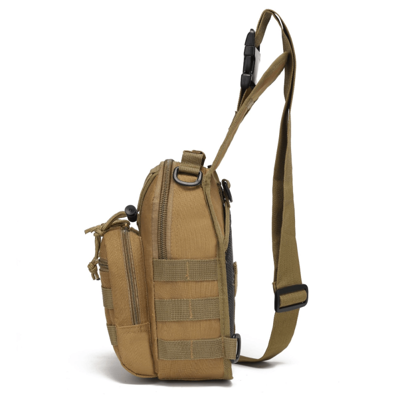 Men's Camo Tactical Chest Bag Outdoor Travel Messenger Bag