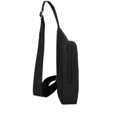 Men's Crossbody Bag With Earphone Hole For Outdoor Sports