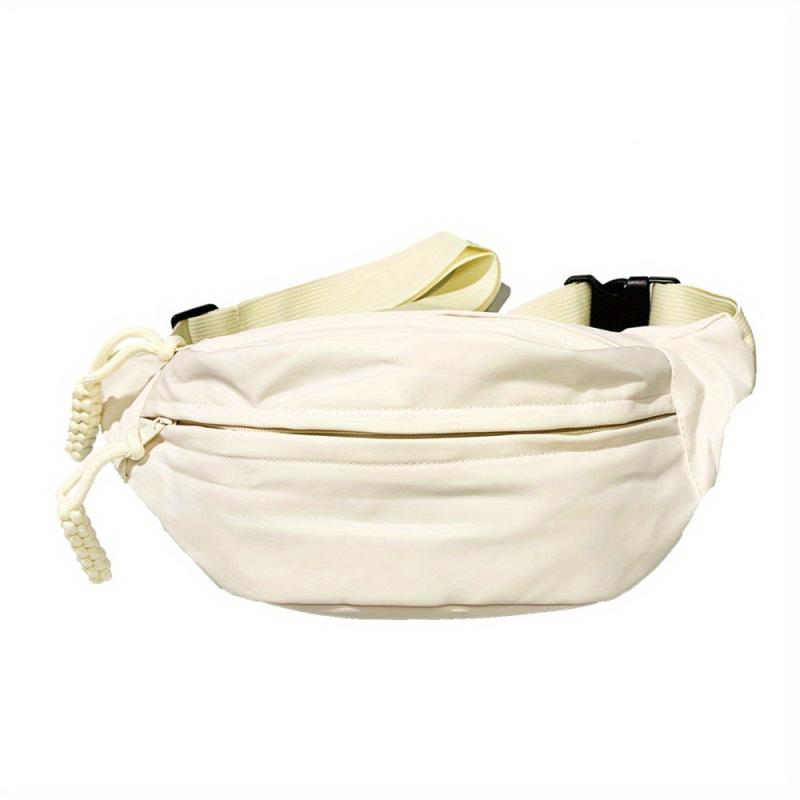Sporty Crossbody Bag Chest Bag Zipper Casual Shoulder Purse