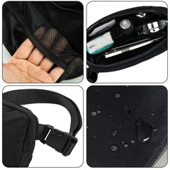 Mini Waist Bag Adjustable Strap Unisex Small Belt Gym Bag