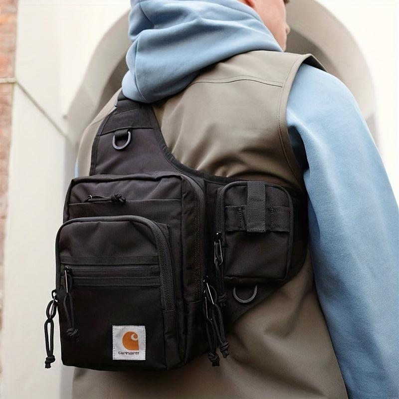 Men Chest Bag Crossbody Sling Shoulder Bag Large Capacity