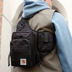 Men Chest Bag Crossbody Sling Shoulder Bag Large Capacity