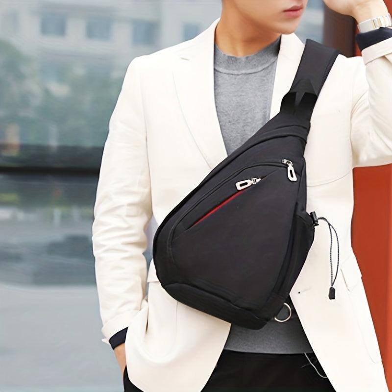 Men's Oxford Cloth Casual Chest Bag