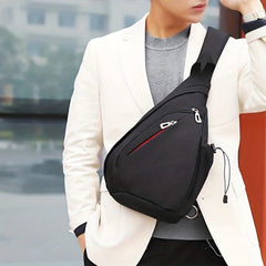 Men's Oxford Cloth Casual Chest Bag