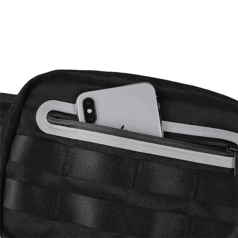 Men's Reflective Crossbody Bag Anti-Scratch Waterproof Shoulder Bag