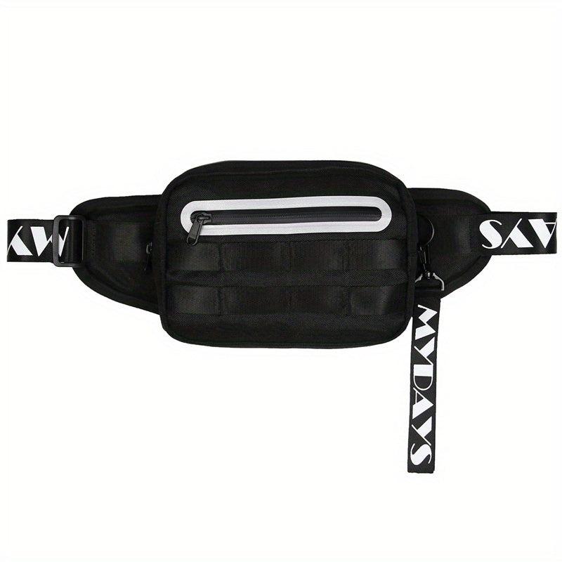 Men's Reflective Crossbody Bag Anti-Scratch Waterproof Shoulder Bag