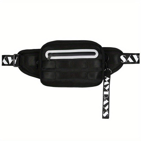 Men's Reflective Crossbody Bag Anti-Scratch Waterproof Shoulder Bag