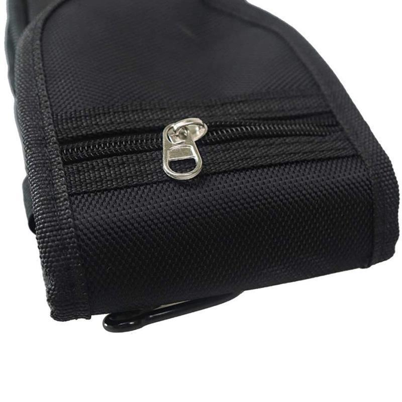 Black Waist Bag Outdoor Sports Fanny Bag for Hiking Cycling