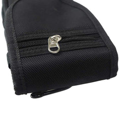 Black Waist Bag Outdoor Sports Fanny Bag for Hiking Cycling