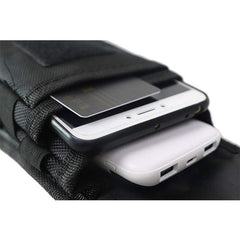 Black Waist Bag Outdoor Sports Fanny Bag for Hiking Cycling