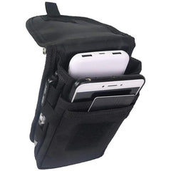 Black Waist Bag Outdoor Sports Fanny Bag for Hiking Cycling