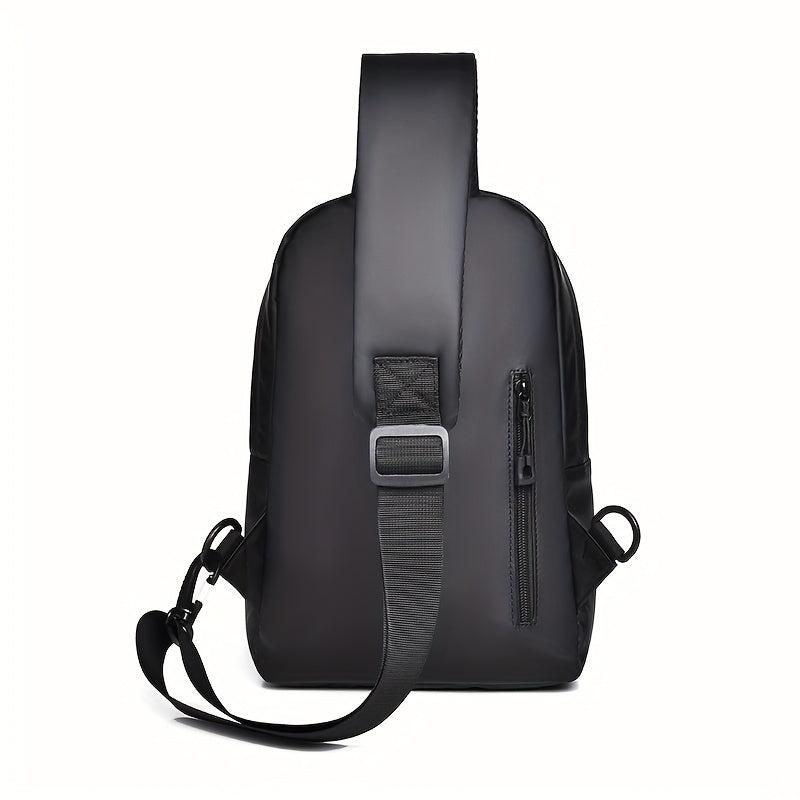 Men's Waterproof Crossbody Chest Bag Large Capacity Backpack