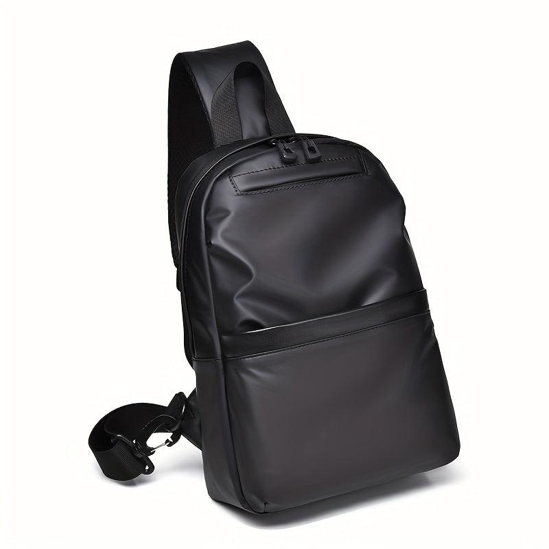 Men's Waterproof Crossbody Chest Bag Large Capacity Backpack