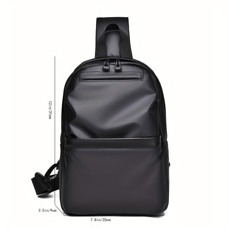 Men's Waterproof Crossbody Chest Bag Large Capacity Backpack