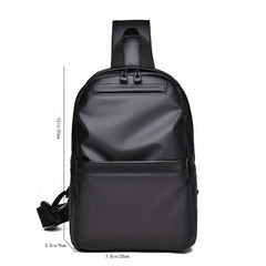Men's Waterproof Crossbody Chest Bag Large Capacity Backpack