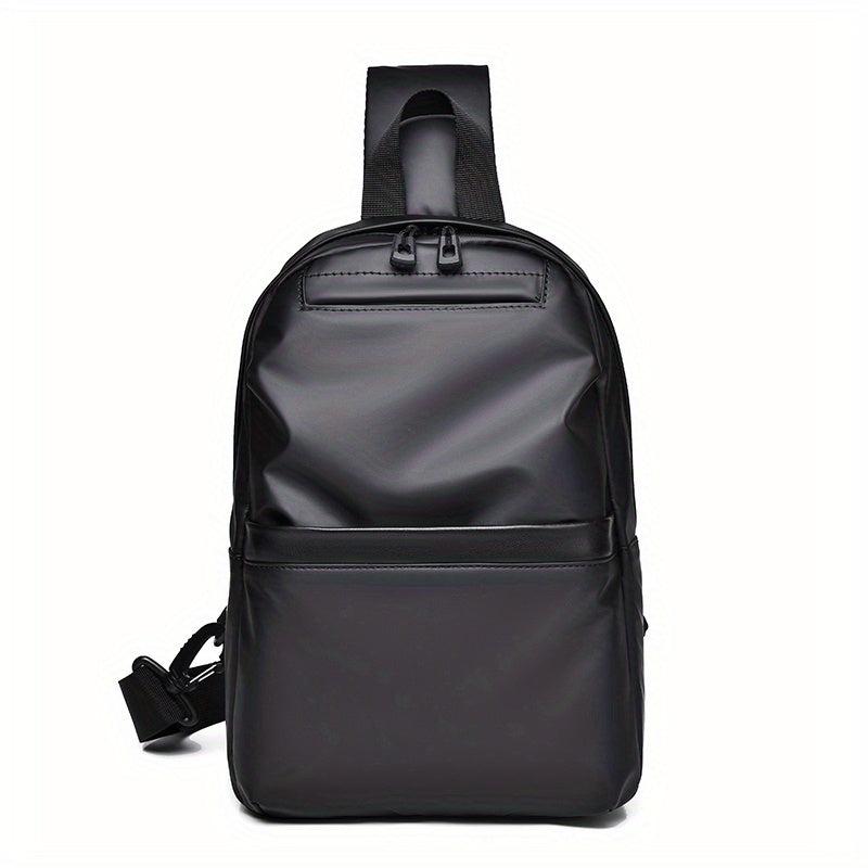 Men's Waterproof Crossbody Chest Bag Large Capacity Backpack