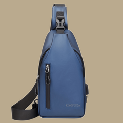 Men's One Shoulder Waterproof Chest Bag Casual Crossbody Sling Bag