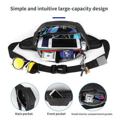 Men's Casual Chest Bag Outdoor Hiking Travel Running Sports Waist Bag