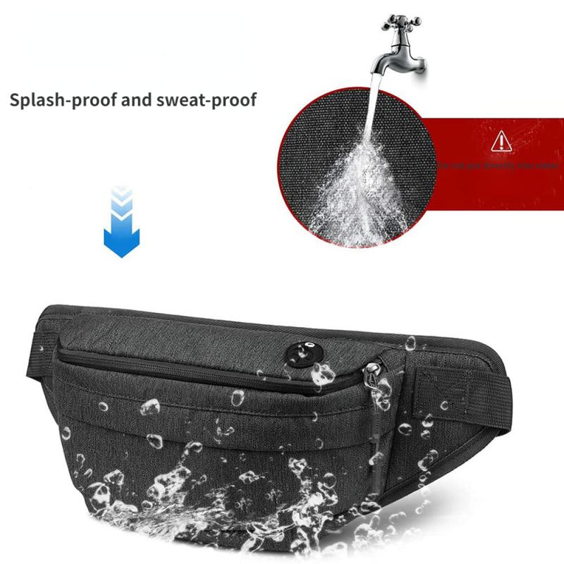 Men's Casual Chest Bag Outdoor Hiking Travel Running Sports Waist Bag