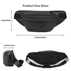 Men's Casual Chest Bag Outdoor Hiking Travel Running Sports Waist Bag