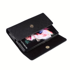 Men's Leather Waist Bag Mobile Phone Fanny Pack Belt Clip Bag