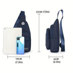 Large Capacity Oxford Chest Bag Men's Shoulder Messenger Bag